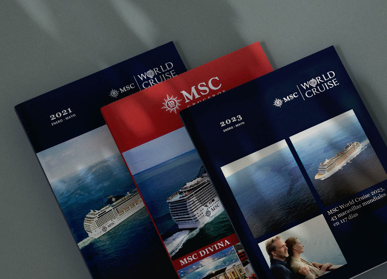 MSC Cruceros Catalogos